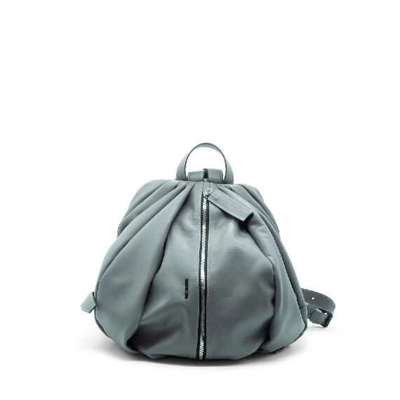 Demetra<br />Grey Pleated Backpack