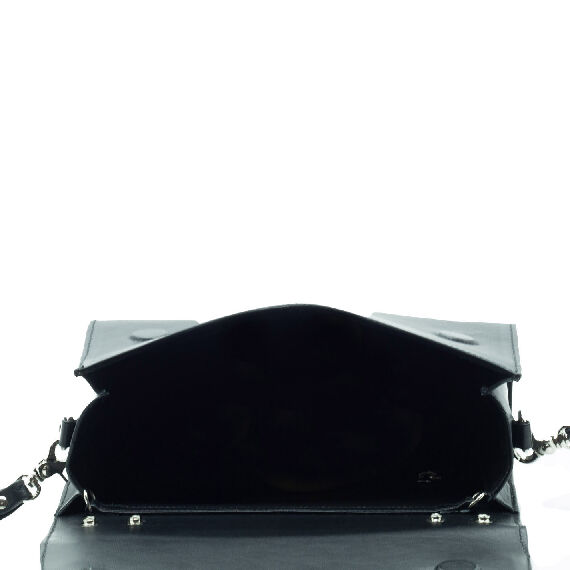 Ofelia<br /> Black Structured Shoulder Bag